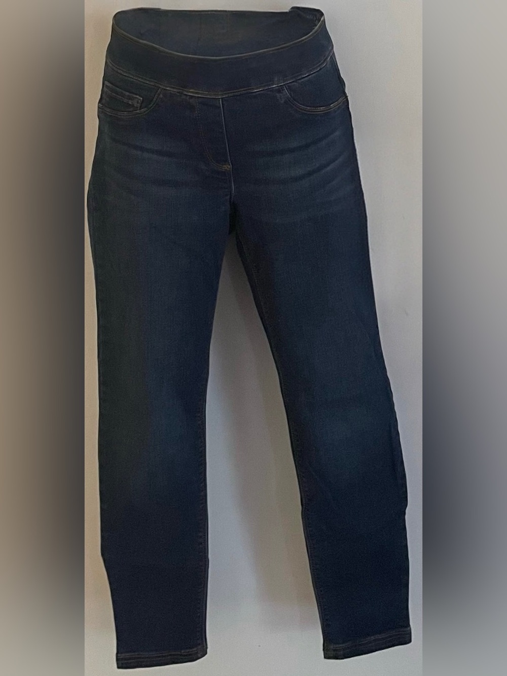 Coco + Carmen Dark Indigo Knit-Waist Jeggings